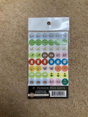 Calendar and journal stickers
