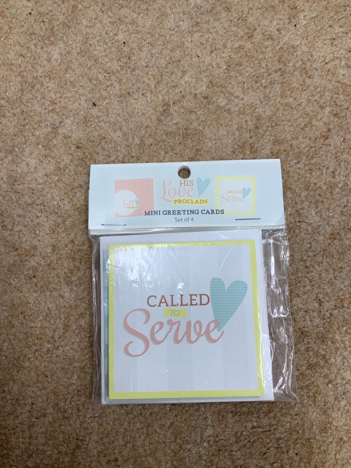 Mini greetings card