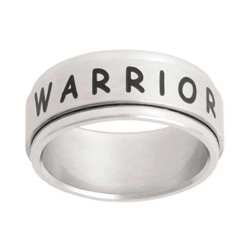 “STRIPLING WARRIOR” Spinner Ring Narrow, Ring Size: 6