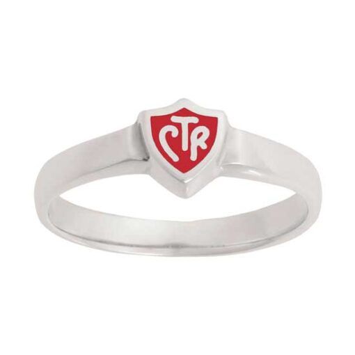 Retro CTR Ring Red, Ring Size: 4