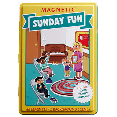 Sunday fun magnetic tin