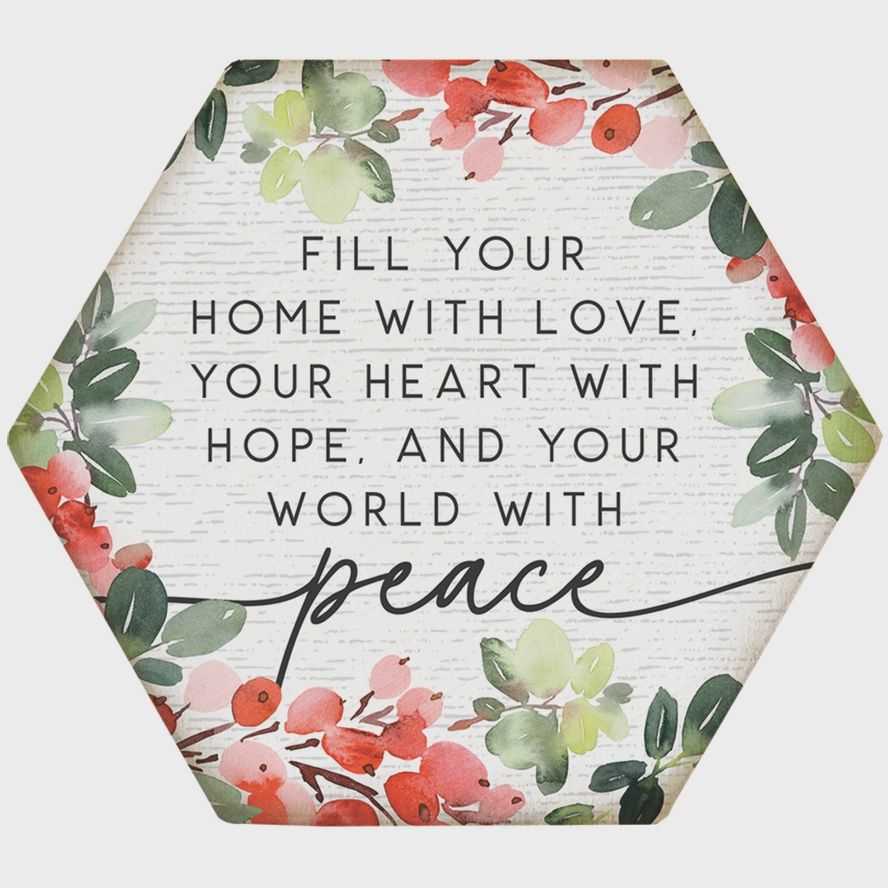 World With Peace Magnet