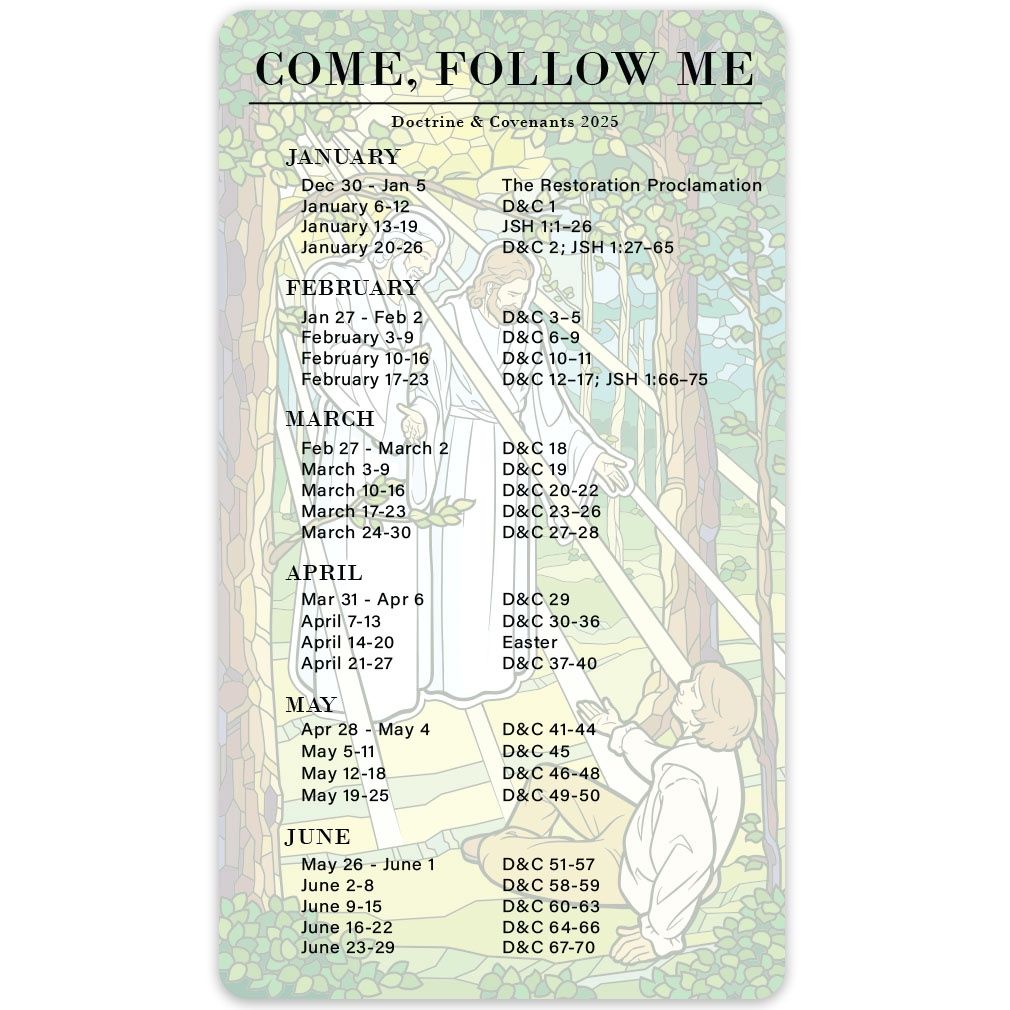2025 Come, Follow Me Bookmark