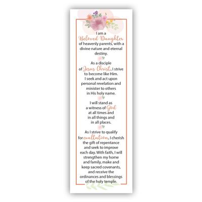 Young Women Theme Bookmark