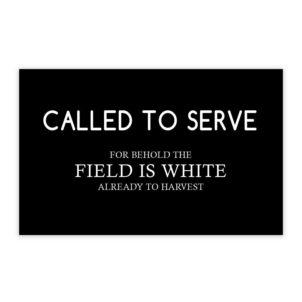 Called to Serve Recommend Holder