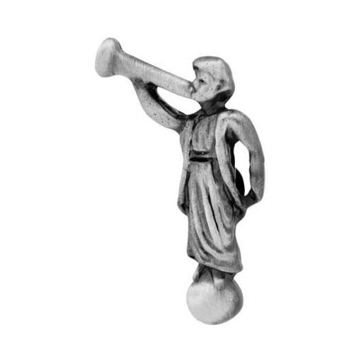 Angel Moroni Pin/Tie-Tack Antique Silver Plate
