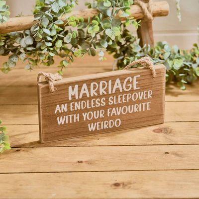 Marriage an Endless Sleepover
