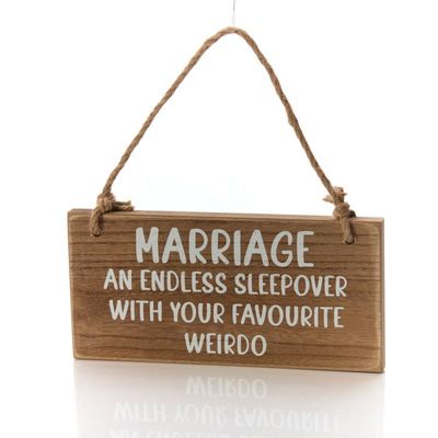 Marriage an Endless Sleepover