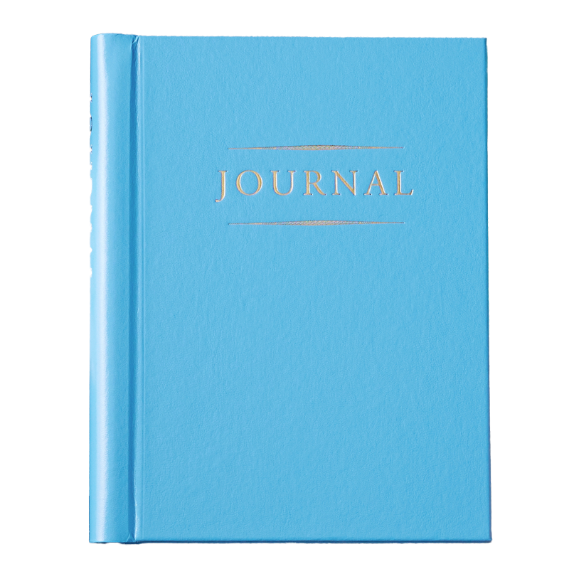 Small Classic Hardcover Wire Bound Journal (Various Colours), Colour: Cerulean Blue