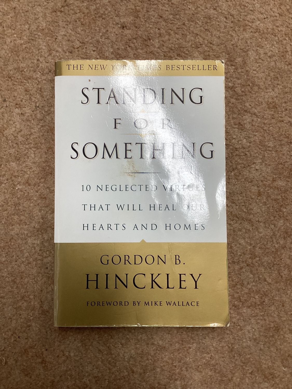 ***PRELOVED/SECOND HAND*** Standing for Something: 10 Neglected Virtues That Will Heal Our Hearts and Homes Hardcover, format: Good Quality