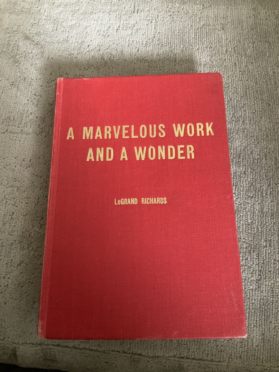***PRELOVED/SECONDHAND*** A Marvelous Work and A Wonder