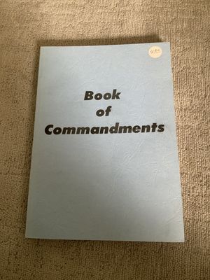 ***PRELOVED/SECONDHAND*** Book of Commandments
