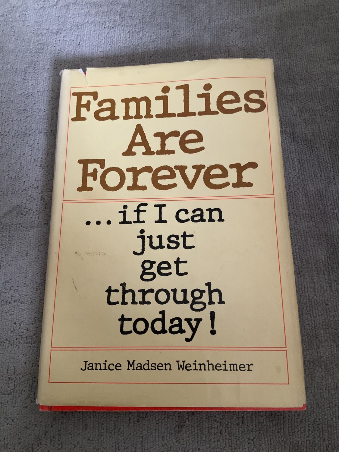 ***PRELOVED/SECONDHAND***Families are Forever