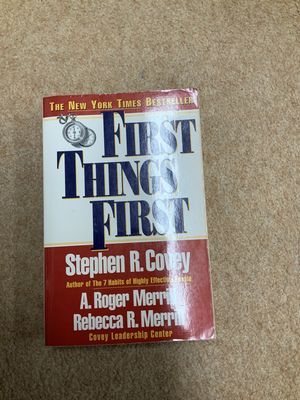 ***PRELOVED/SECONDHAND*** First Things First