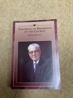 ***PRELOVED/SECONDHAND*** Teachings of Presidents of the Church: Harold B. Lee