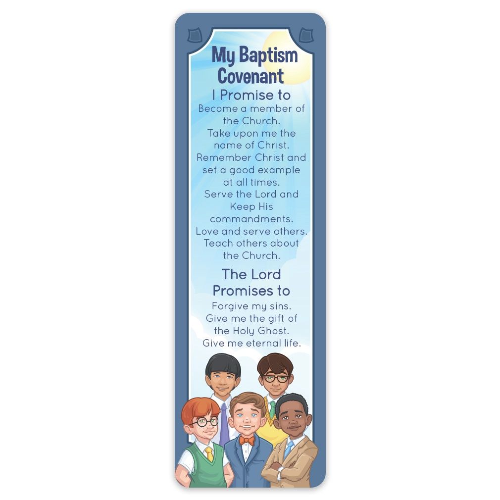 Boy&#39;s Baptismal Covenant Bookmark