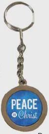 Peace in Christ Keyring
