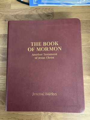 ***PRELOVED/SECONDHAND*** The Book of Mormon Journal - Burgendy