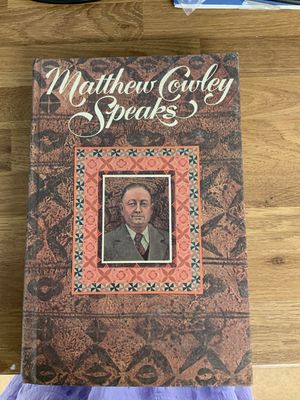 ***PRELOVED/SECONDHAND*** Matthew Cowley Speaks
