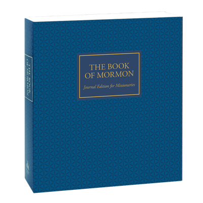 The Book of Mormon, A Journal for Missionaries, Blue (No Index)