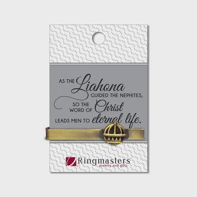 Liahona Brass Tie Bar
