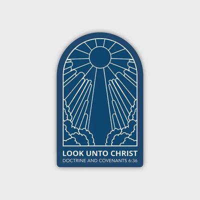 2025 Youth Theme Sticker, Look Unto Christ Sticker