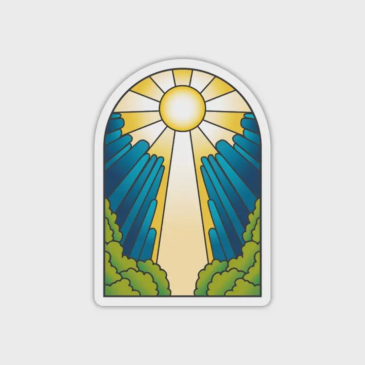 2025 Youth Theme Sticker, Look Unto Christ Vinyl Sticker