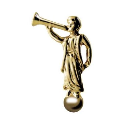 Pin Tie Tack Angel Moroni Gold