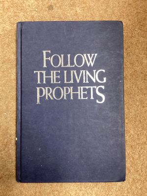 *** PRELOVED/SECOND HAND*** Follow the Living Prophets