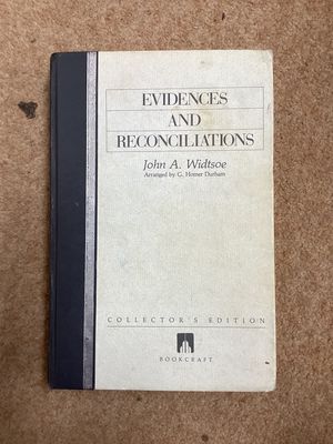 *** PRELOVED/SECOND HAND*** Evidences And Reconciliations