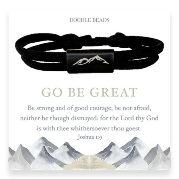 Go Be Great Bracelet, Colour: Black