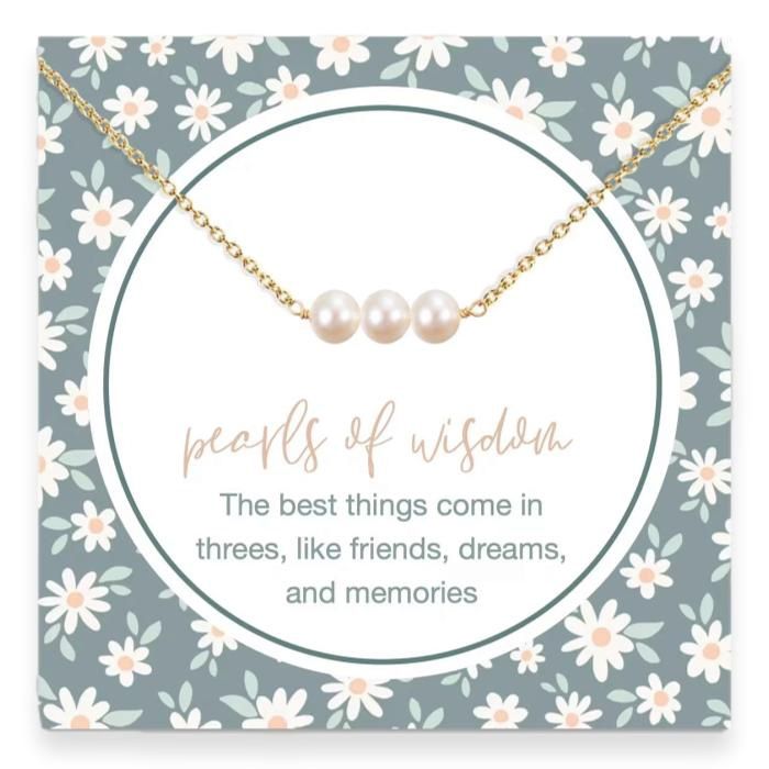 Pearls of Wisdom Necklace, Colour: Gold