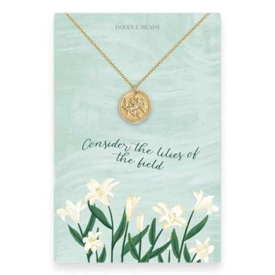 Consider The Lilies Necklace