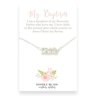 My Baptism Faith Necklace