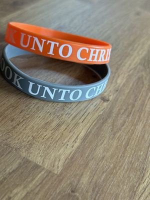 Look Unto Christ Silicone Bracelet