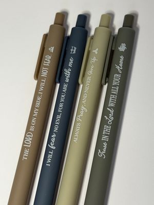 Bible Quote Pens - 4 Pack