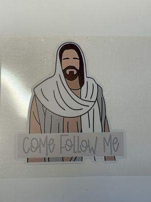 Come Follow Me Vinyl Sticker