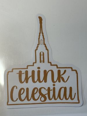 Think Celestial Large Sticker