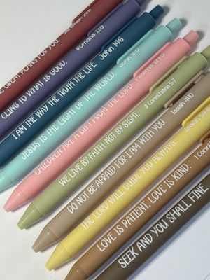 Bible Quote Pens - 5 Pack