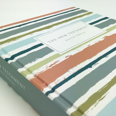 The New Testament Journal Edition, Stripes (No Index)