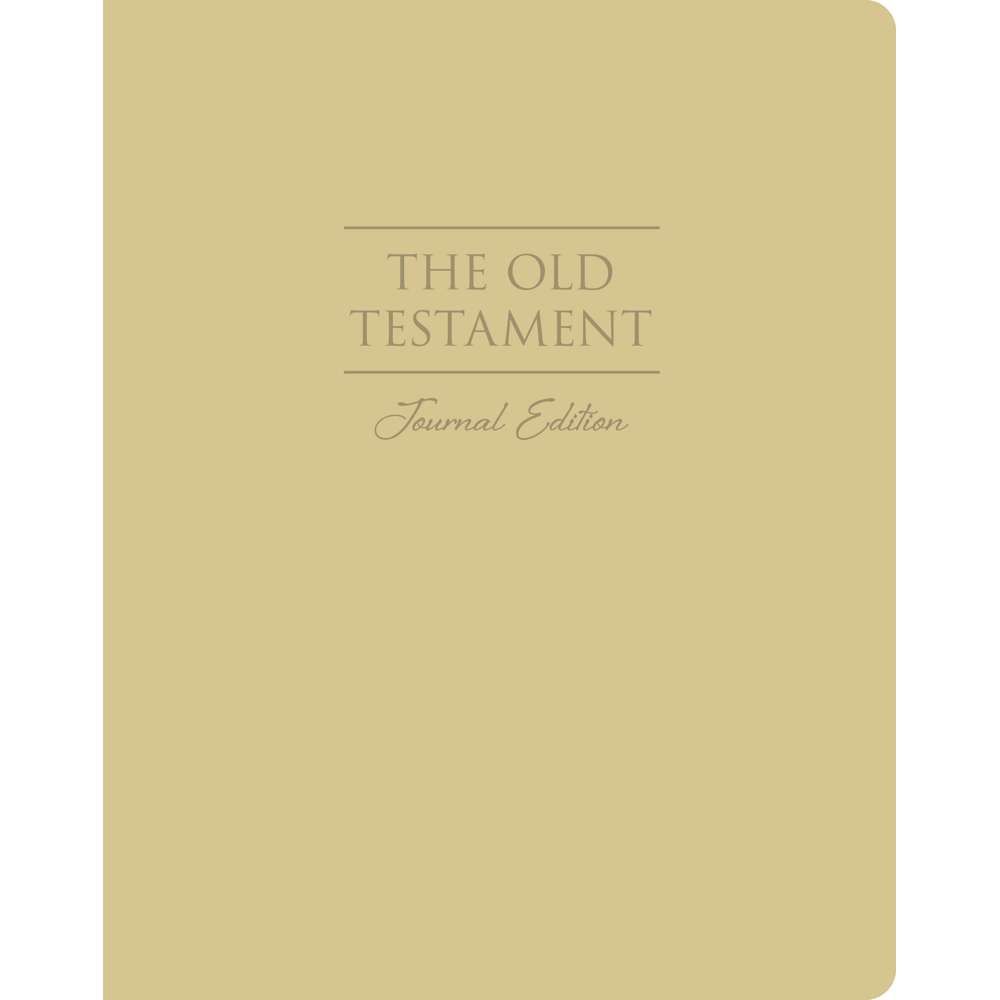 The Old Testament, Journal Edition, Large Print Faux Leather Unlined (No Index)