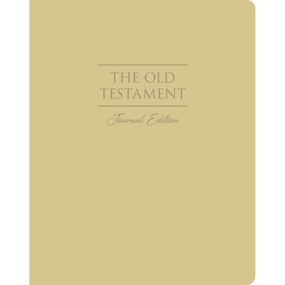 The Old Testament, Journal Edition, Large Print Faux Leather Unlined (No Index)