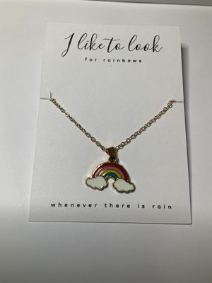 I like to Look for Rainbows Necklace