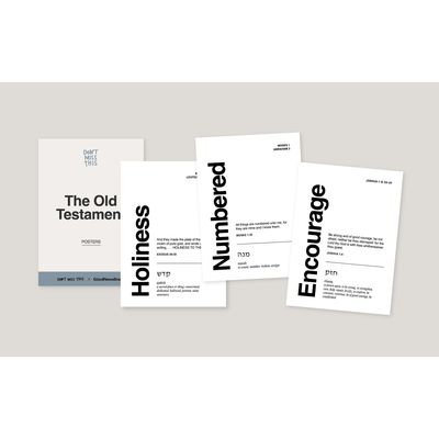 Don't Miss This Old Testament 2026 Poster Set with Stand