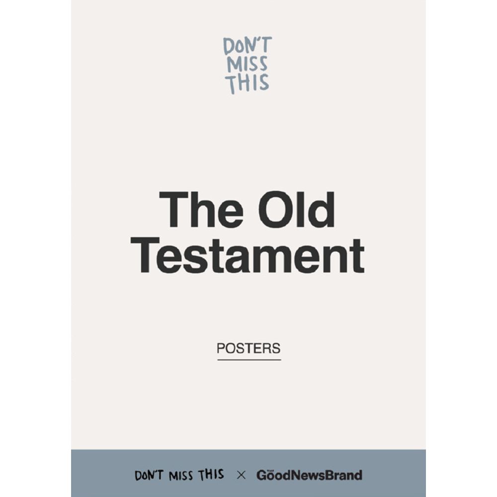Don&#39;t Miss This Old Testament 2026 Poster Set with Stand