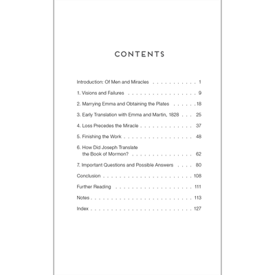 Let's Talk about the Translation of the Book of Mormon