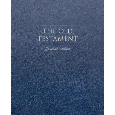 The Old Testament, Journal Edition, Faux Leather Blue