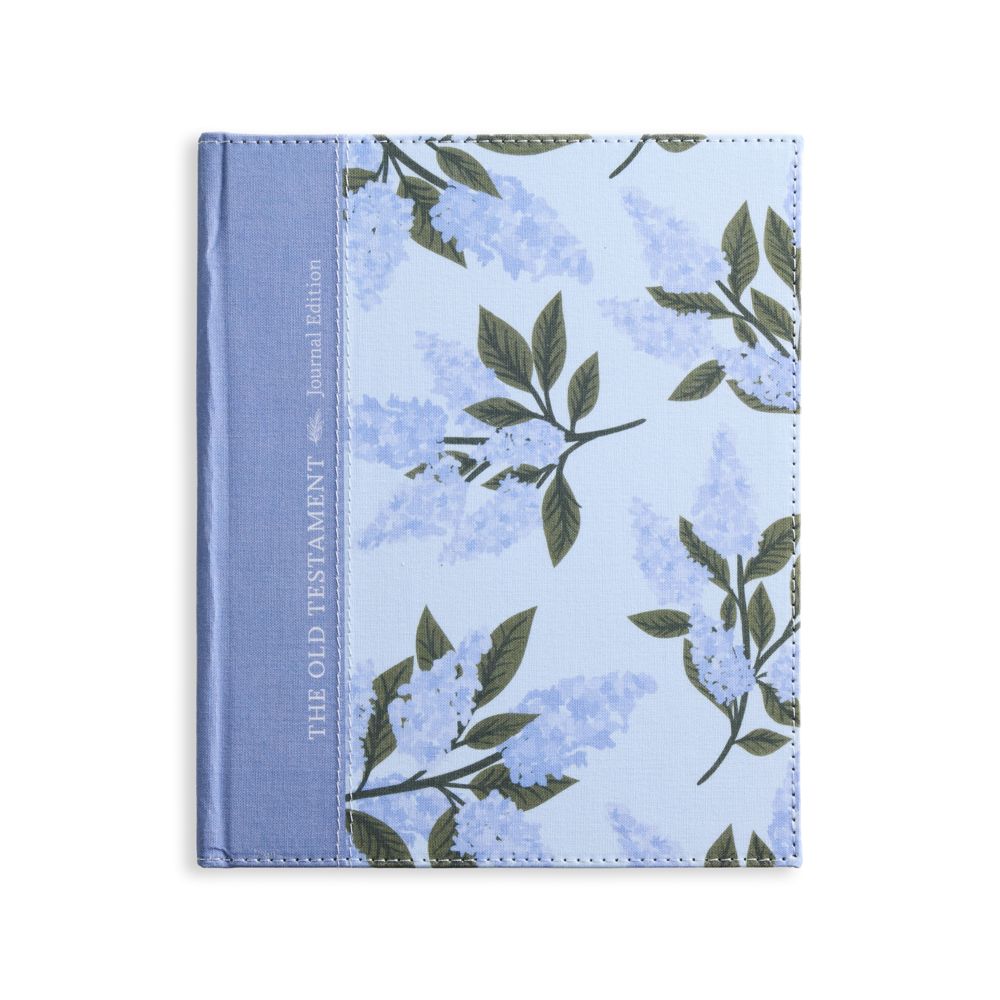 The Old Testament, Journal Edition, Blue Floral (No Index)