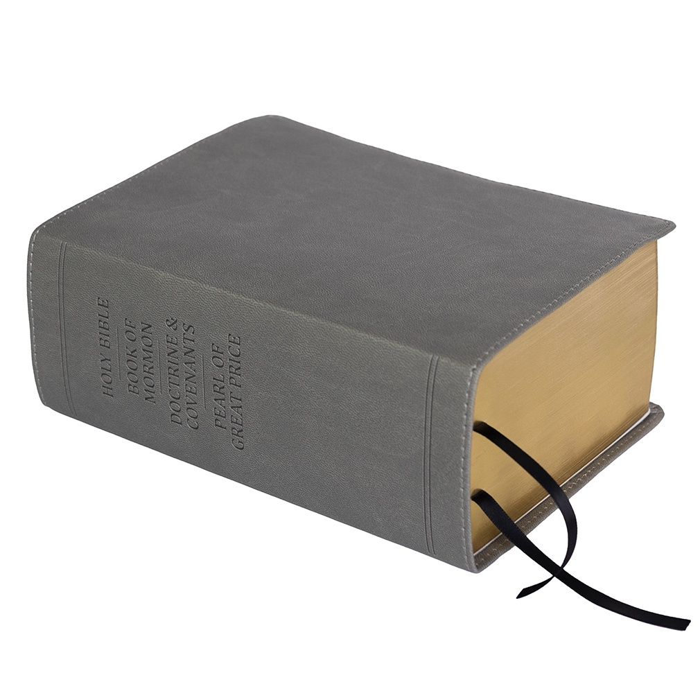Hand-Bound Simulated Leather Quad - Falcon Gray