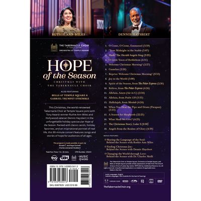Hope of the Season Christmas with the Tabernacle Choir at Temple Square 2024
